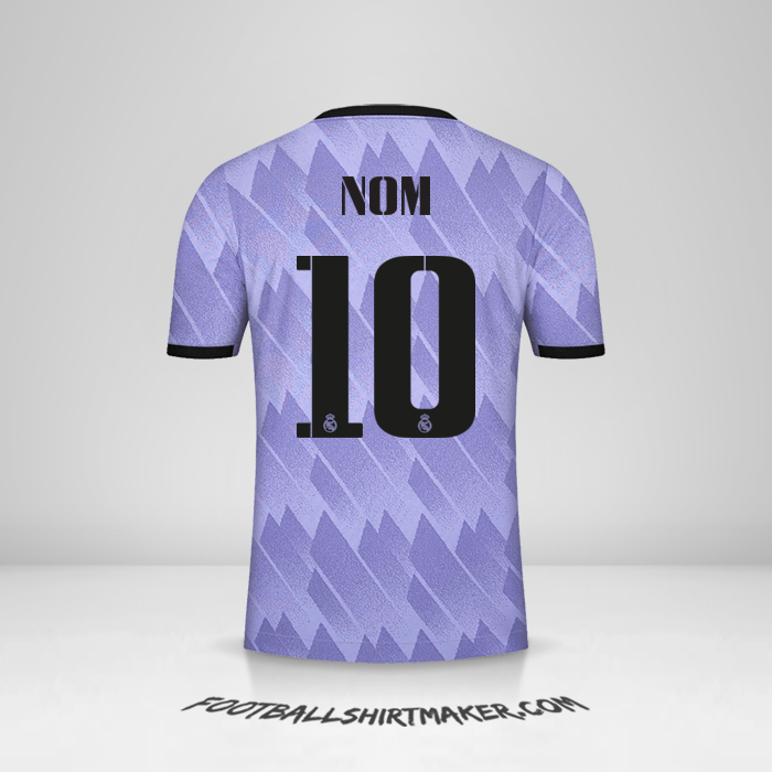 Maillot Real Madrid CF Cup 2022/2023 Extérieur -  nom - 10