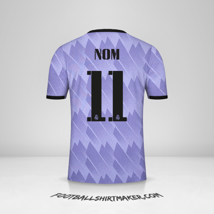 Maillot Real Madrid CF Cup 2022/2023 Extérieur -  nom - 11