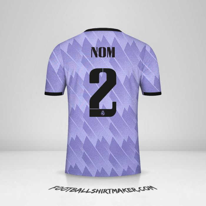 Maillot Real Madrid CF Cup 2022/2023 Extérieur -  nom - 2