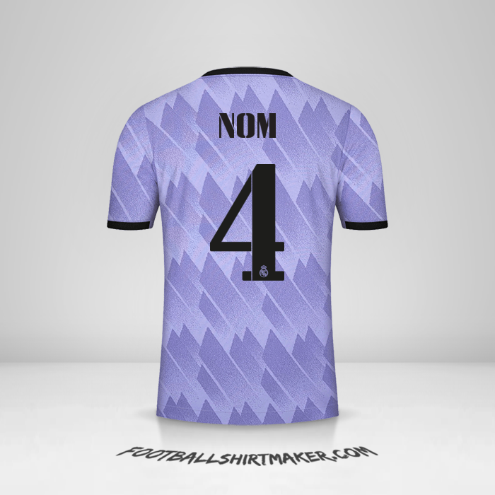 Maillot Real Madrid CF Cup 2022/2023 Extérieur -  nom - 4