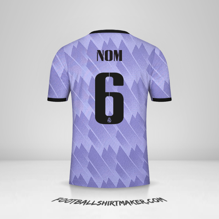 Maillot Real Madrid CF Cup 2022/2023 Extérieur -  nom - 6