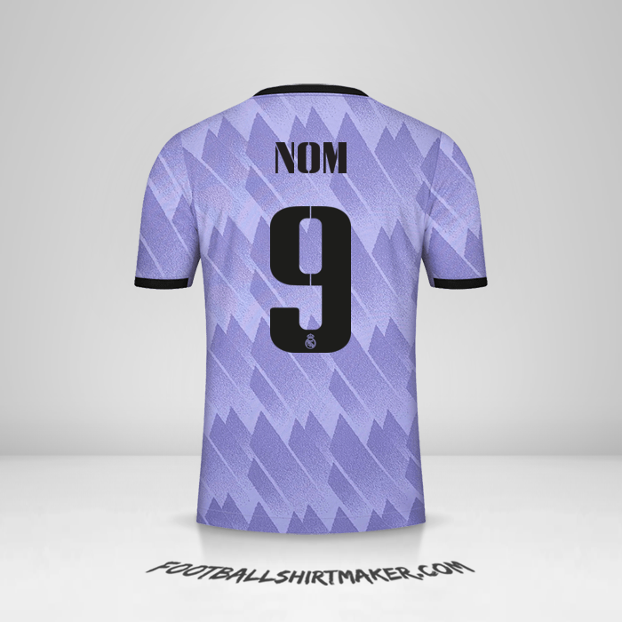 Maillot Real Madrid CF Cup 2022/2023 Extérieur -  nom - 9