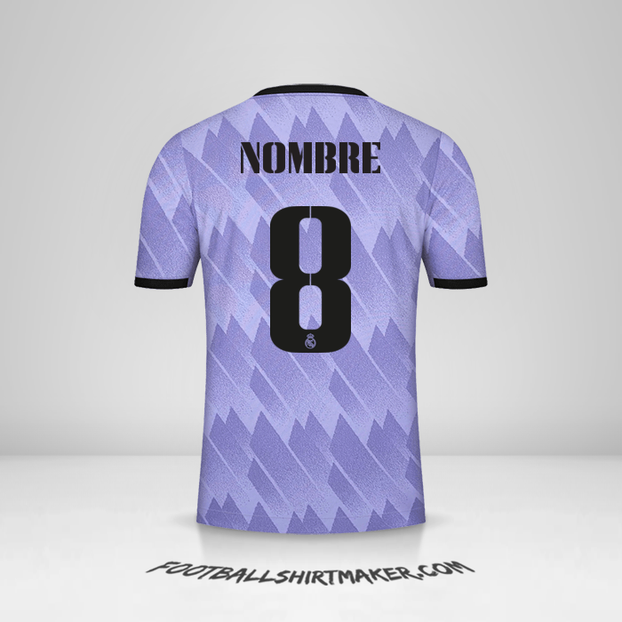 Camiseta Real Madrid CF Cup 2022/2023 Visita -  nombre - 8