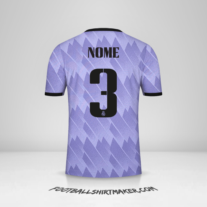 Maglia Real Madrid CF Cup 2022/2023 Seconda -  nome - 3