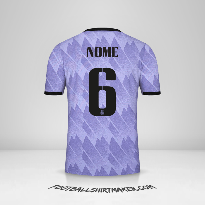 Maglia Real Madrid CF Cup 2022/2023 Seconda -  nome - 6