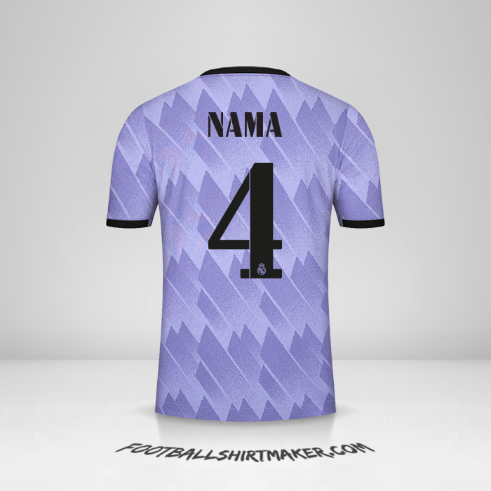 Jersey Real Madrid CF Cup 2022/2023 Alternatif -  nama - 4