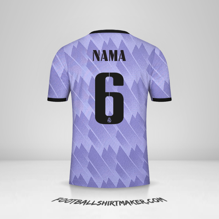 Jersey Real Madrid CF Cup 2022/2023 Alternatif -  nama - 6