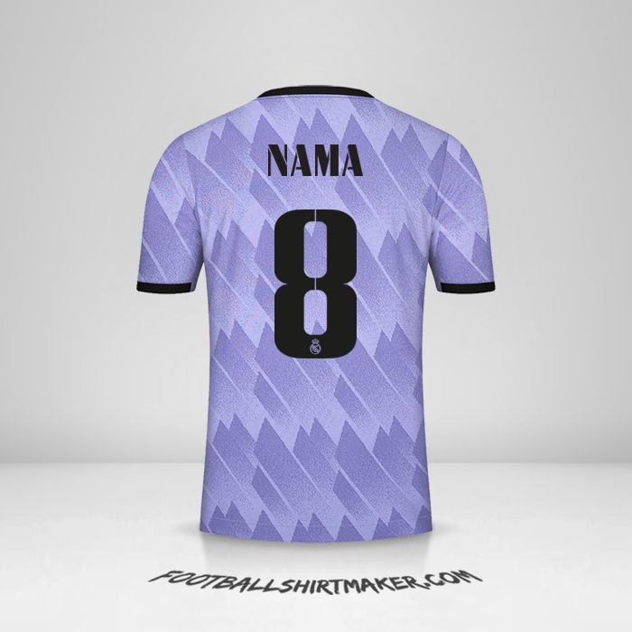 Jersey Real Madrid CF Cup 2022/2023 Alternatif -  nama - 8
