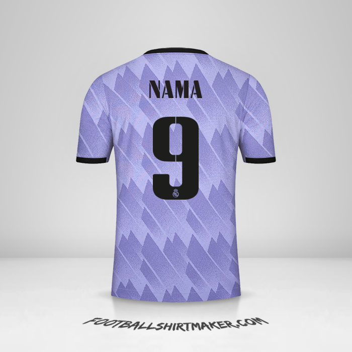 Jersey Real Madrid CF Cup 2022/2023 Alternatif -  nama - 9