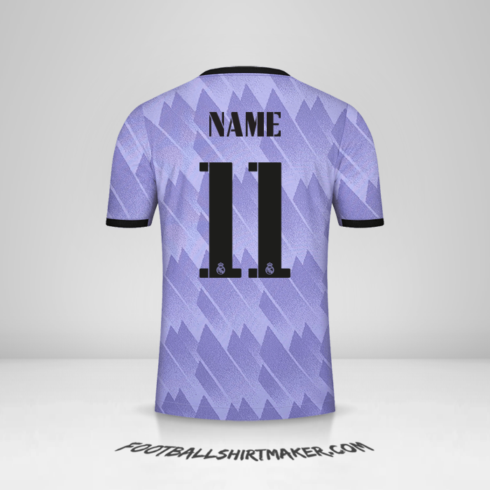 Shirt Real Madrid CF Cup 2022/2023 Away -  name - 11