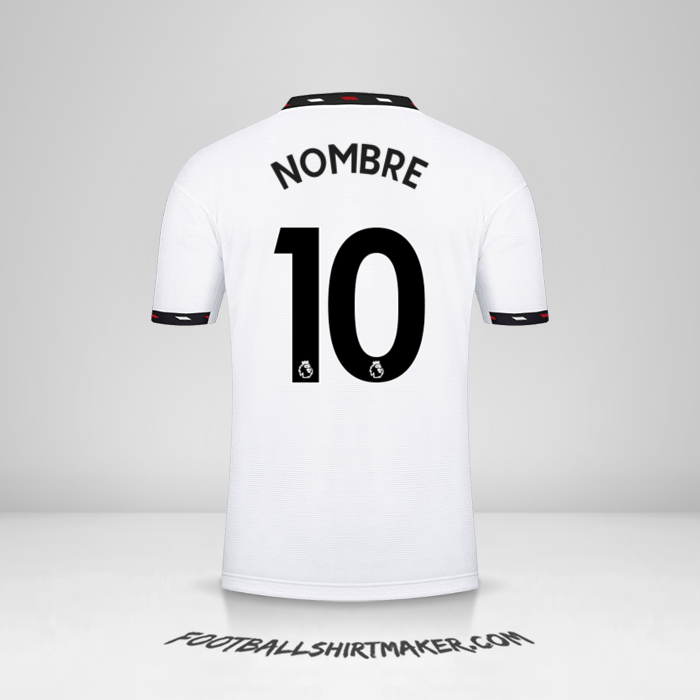 Jersey Manchester United 2022/2023 Visita -  nombre - 10