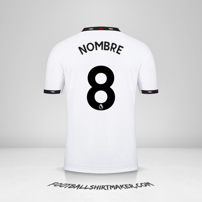 Jersey Manchester United 2022/2023 Visita -  nombre - 8