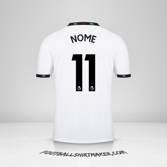 Camisola Manchester United 2022/2023 Alternativa -  nome - 11