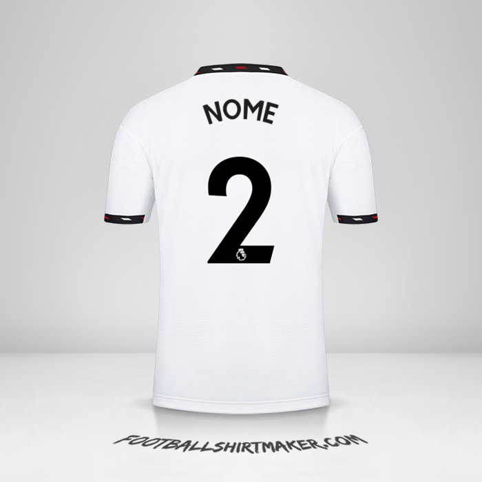 Maglia Manchester United 2022/2023 Seconda -  nome - 2