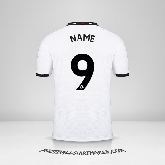 Jersey Manchester United 2022/2023 Away -  name - 9