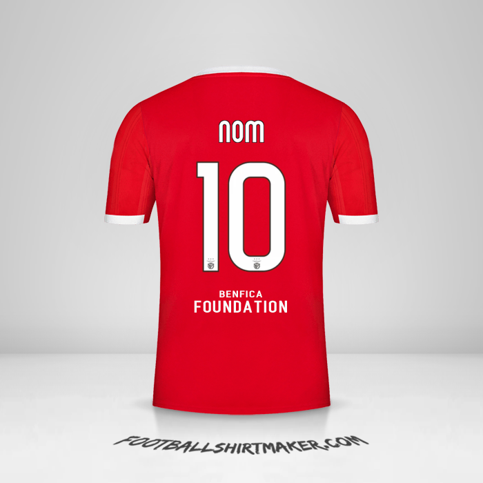 Maillot SL Benfica UCL 2022/2023 -  nom - 10