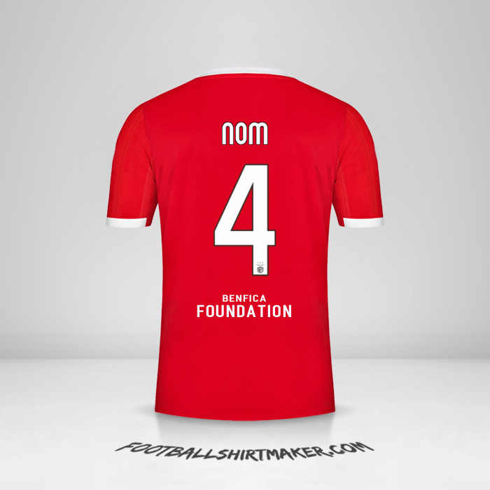 Maillot SL Benfica UCL 2022/2023 -  nom - 4