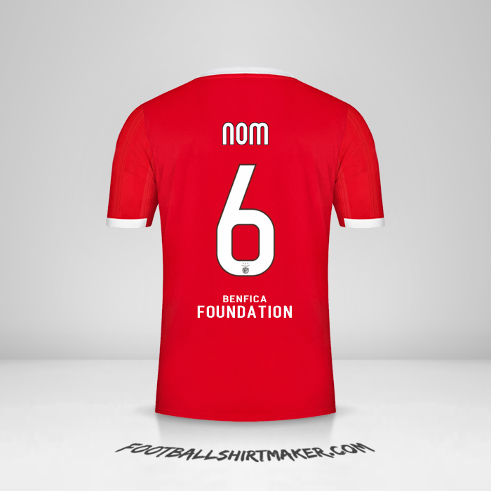 Maillot SL Benfica UCL 2022/2023 -  nom - 6