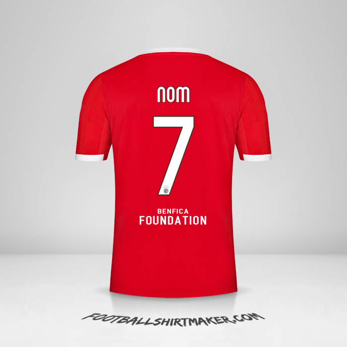 Maillot SL Benfica UCL 2022/2023 -  nom - 7