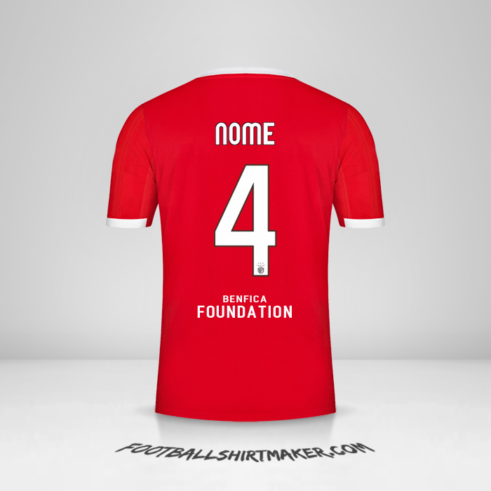 Camisa SL Benfica UCL 2022/2023 -  nome - 4