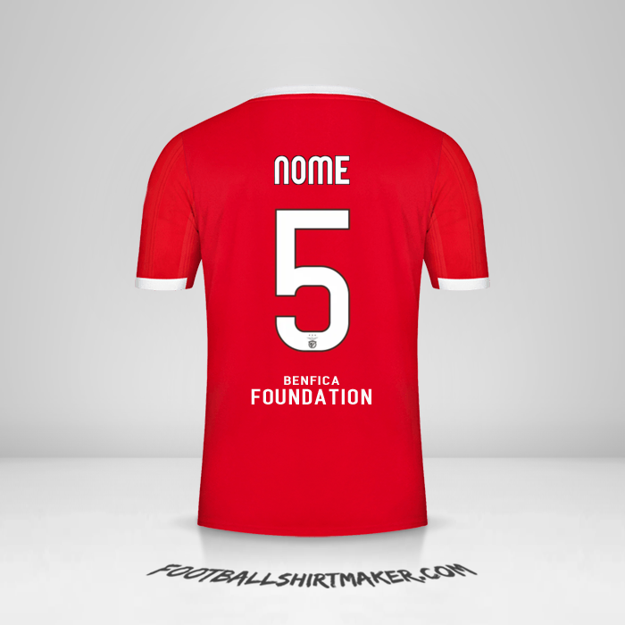 Camisa SL Benfica UCL 2022/2023 -  nome - 5