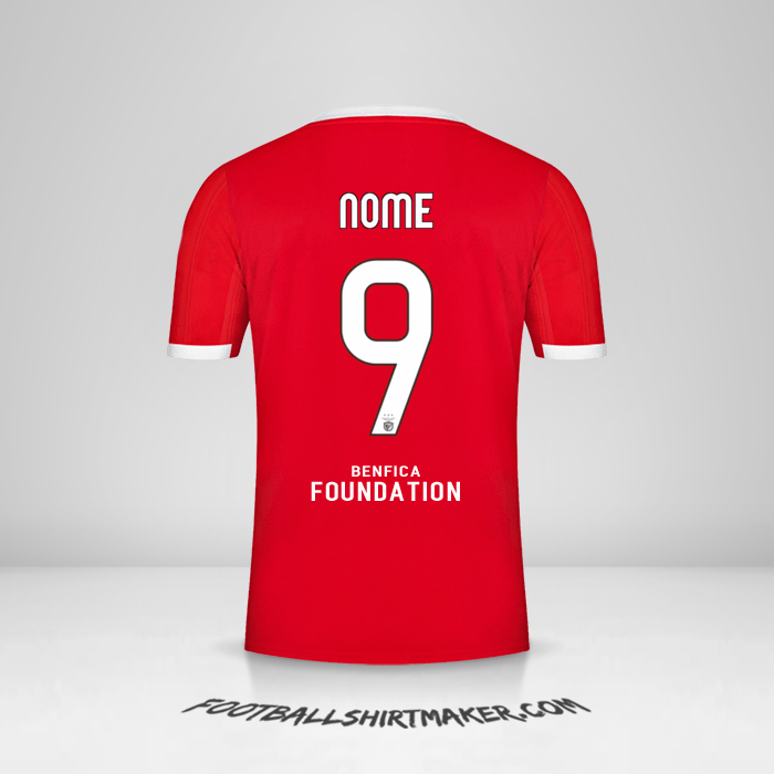 Camisa SL Benfica UCL 2022/2023 -  nome - 9