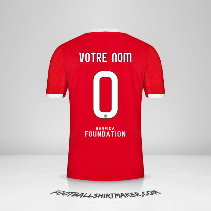 Maillot SL Benfica UCL 2022/2023 -  votre nom - 0