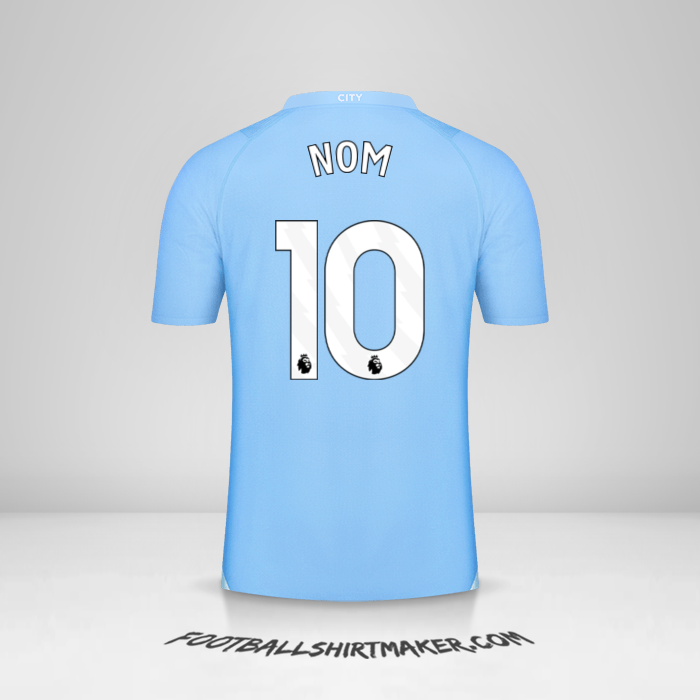 Maillot Manchester City 2023/2024 -  nom - 10