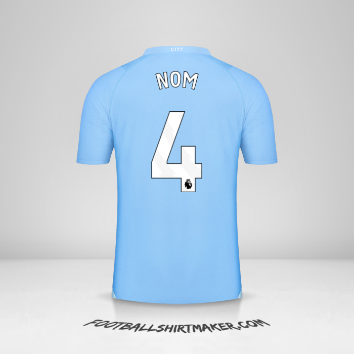Maillot Manchester City 2023/2024 -  nom - 4
