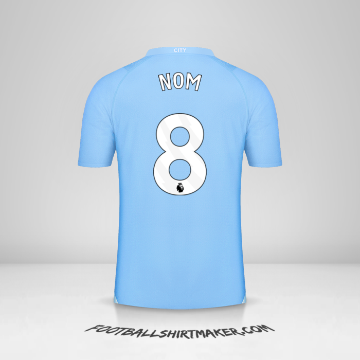 Maillot Manchester City 2023/2024 -  nom - 8
