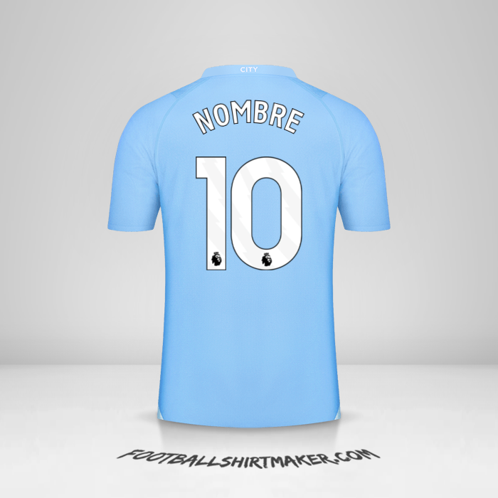 Jersey Manchester City 2023/2024 -  nombre - 10