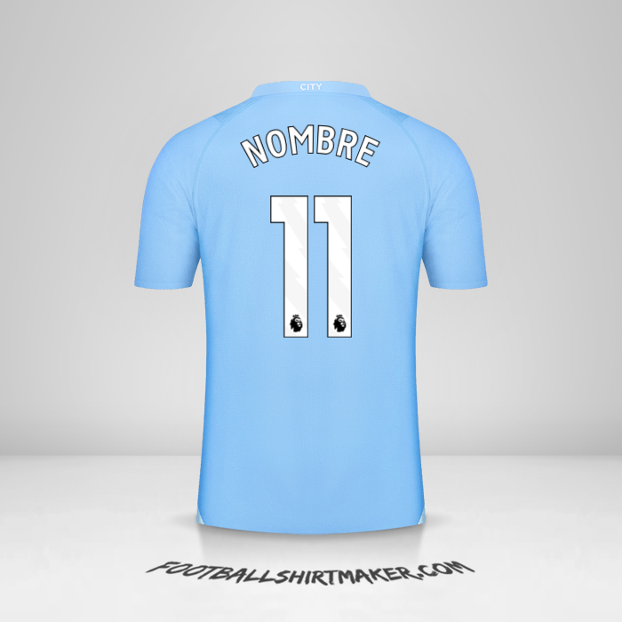 Camiseta Manchester City 2023/2024 -  nombre - 11