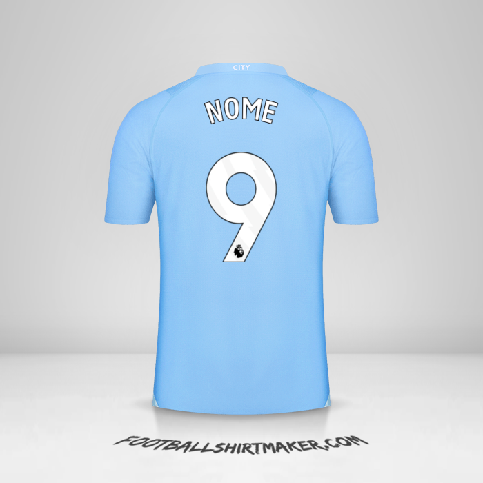 Camisola Manchester City 2023/2024 -  nome - 9