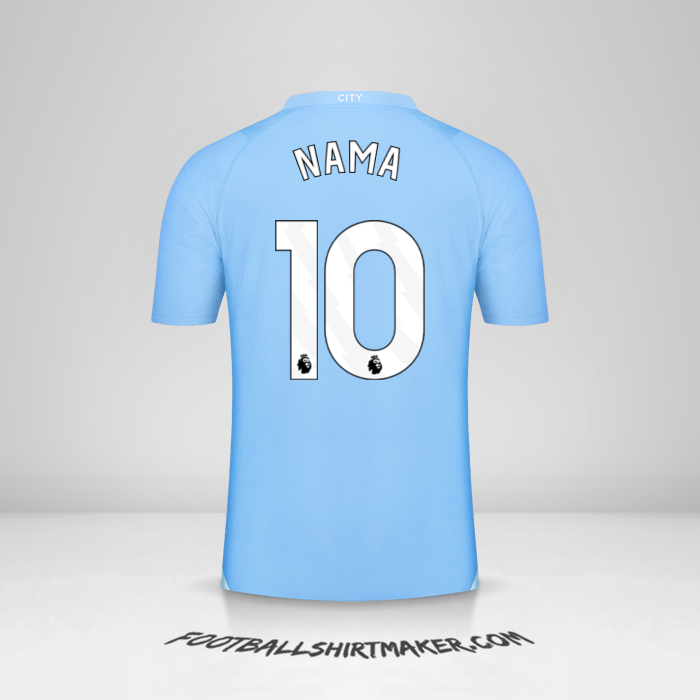 Jersey Manchester City 2023/2024 -  nama - 10