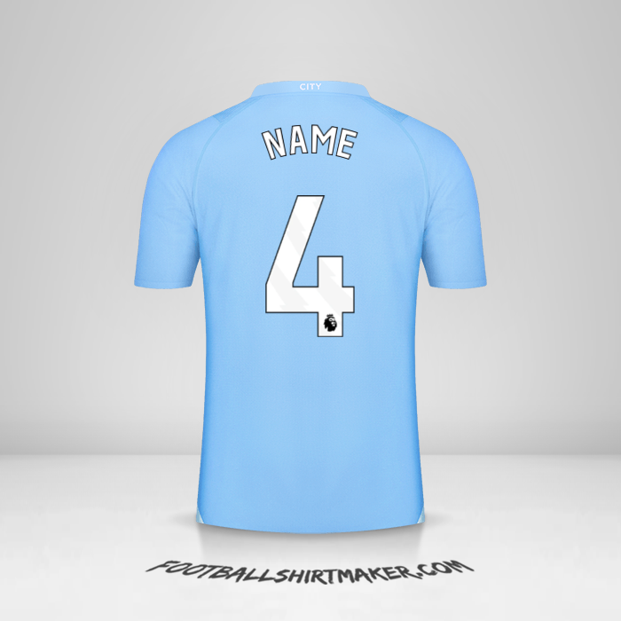 Trikot Manchester City 2023/2024 -  name - 4