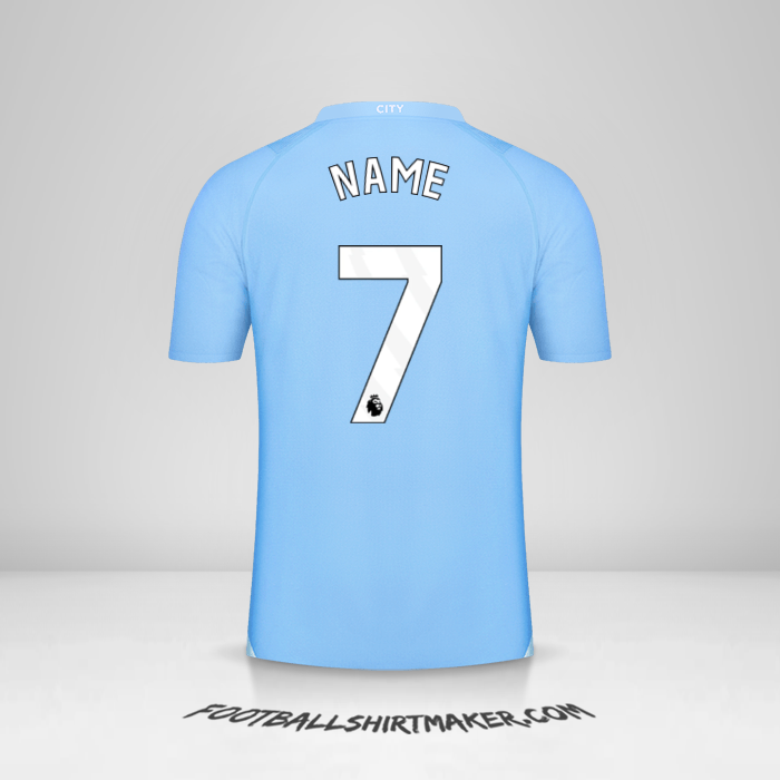Trikot Manchester City 2023/2024 -  name - 7