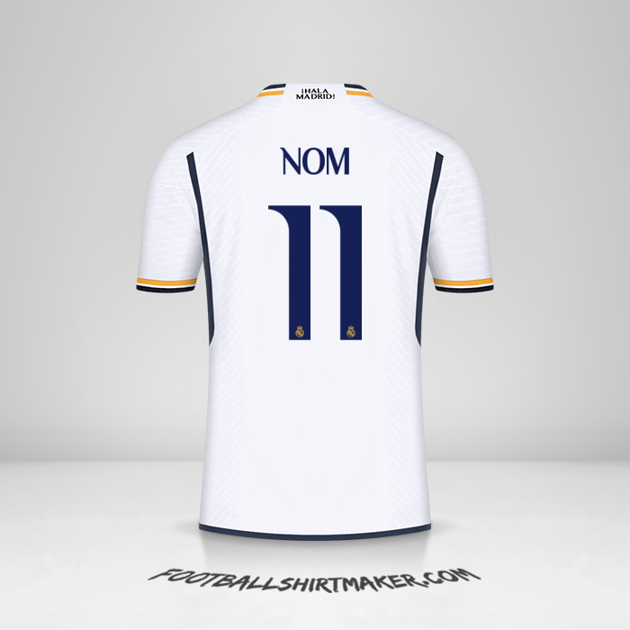 Maillot Real Madrid CF Cup 2023/2024 -  nom - 11