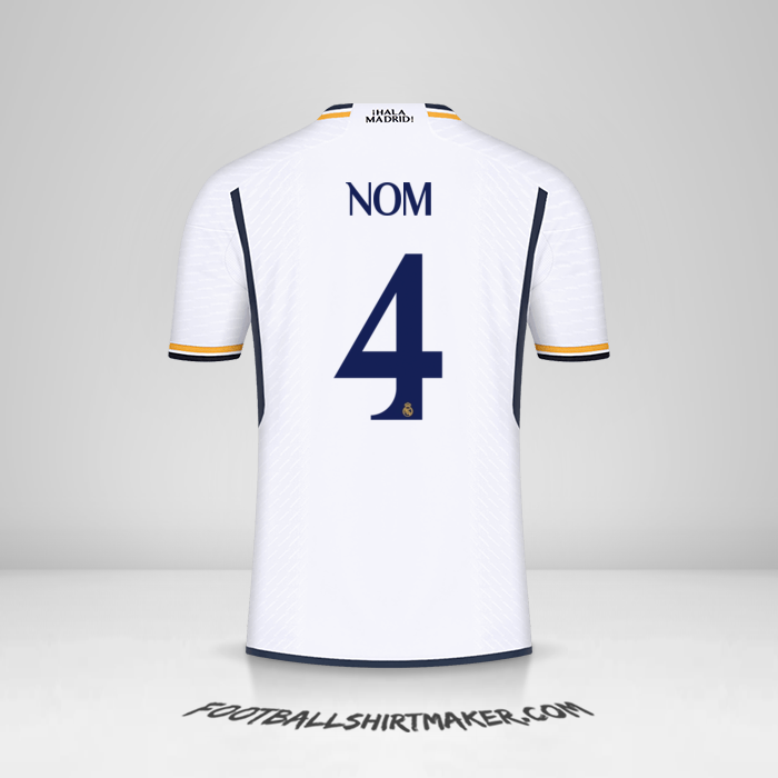Maillot Real Madrid CF Cup 2023/2024 -  nom - 4