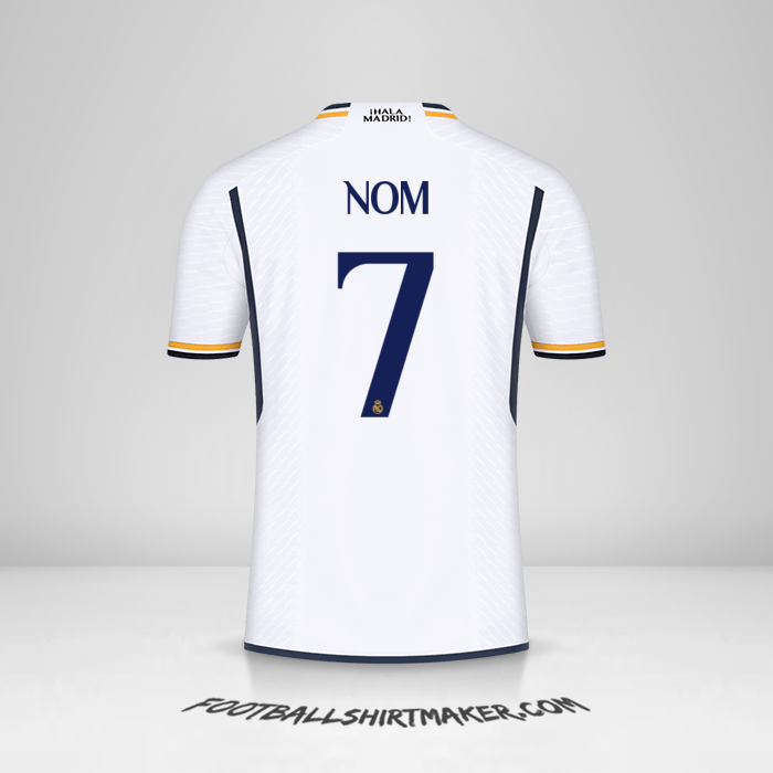 Maillot Real Madrid CF Cup 2023/2024 -  nom - 7