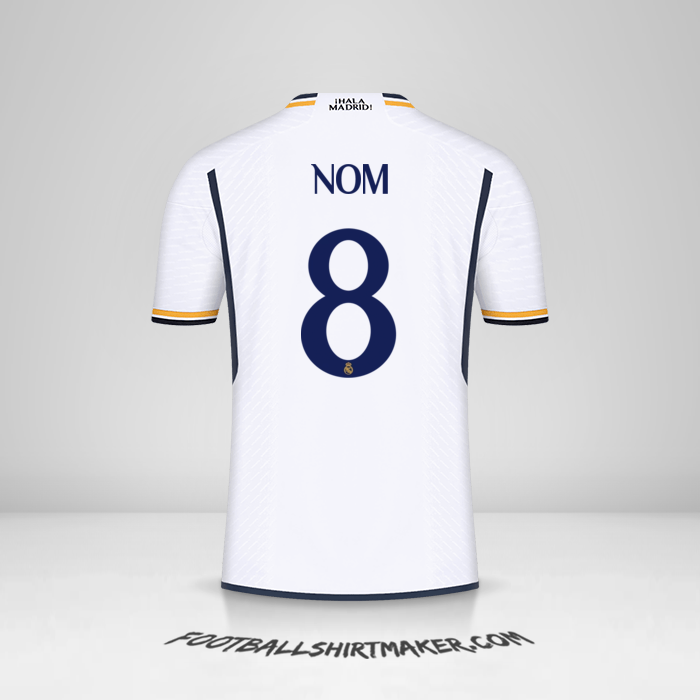 Maillot Real Madrid CF Cup 2023/2024 -  nom - 8