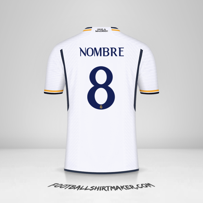 Camiseta Real Madrid CF Cup 2023/2024 -  nombre - 8