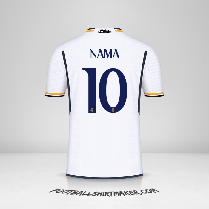 Jersey Real Madrid CF Cup 2023/2024 -  nama - 10