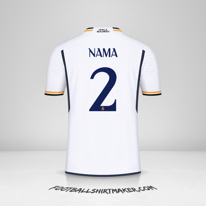 Jersey Real Madrid CF Cup 2023/2024 -  nama - 2