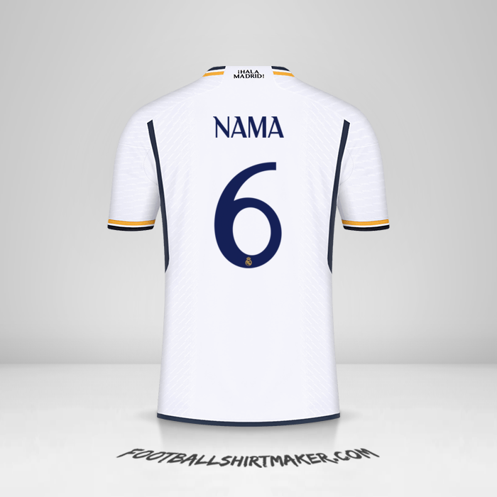 Jersey Real Madrid CF Cup 2023/2024 -  nama - 6