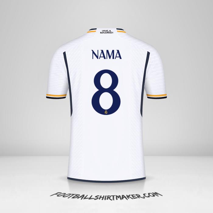 Jersey Real Madrid CF Cup 2023/2024 -  nama - 8