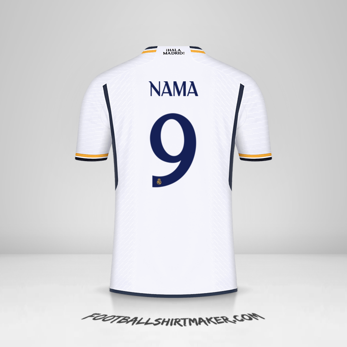 Jersey Real Madrid CF Cup 2023/2024 -  nama - 9