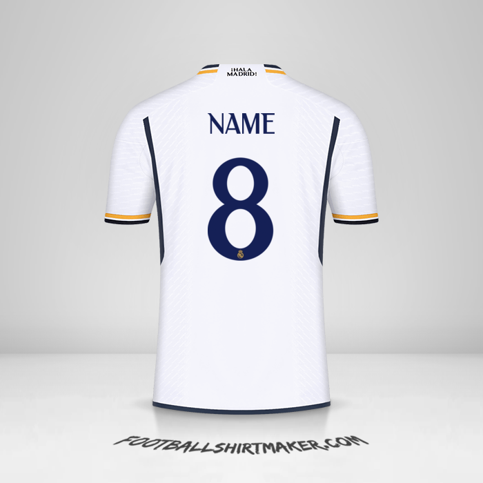 Jersey Real Madrid CF Cup 2023/2024 -  name - 8