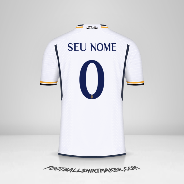 Camisa Real Madrid CF Cup 2023/2024 -  seu nome - 0