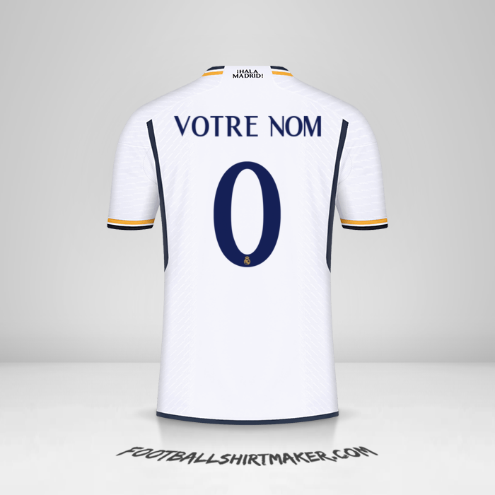Maillot Real Madrid CF Cup 2023/2024 -  votre nom - 0