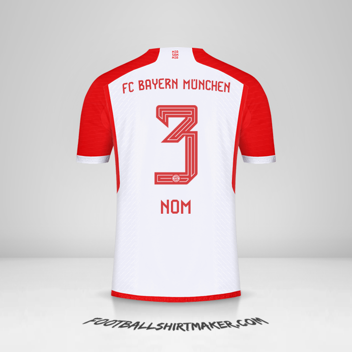 Maillot FC Bayern Munchen 2023/2024 -  nom - 3